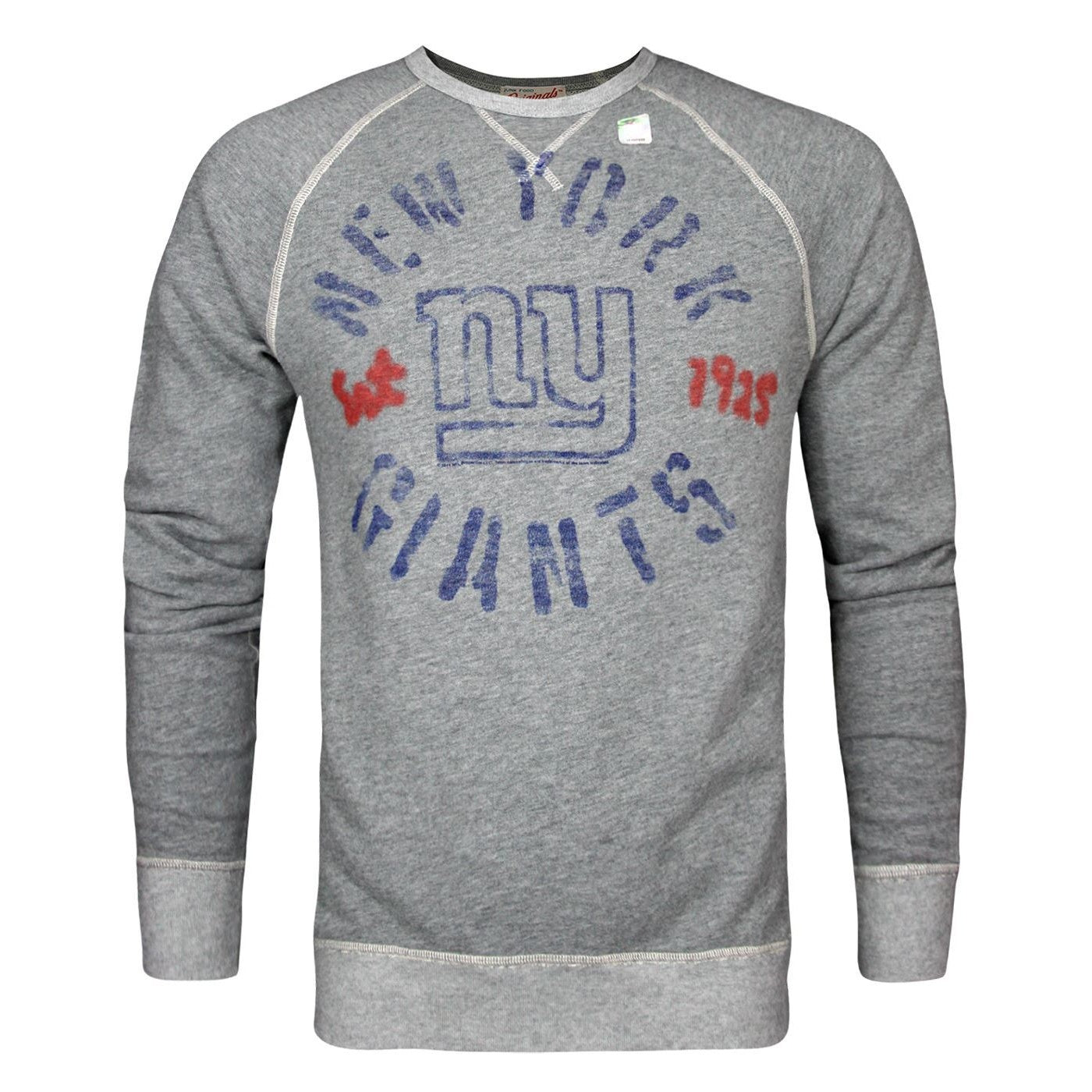 Grey - Front - Junk Food Mens New York Giants NFL Sweatshirt
