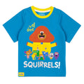 Blue-Grey - Back - Hey Duggee Boys Well Done Squirrels Character Short Pyjama Set