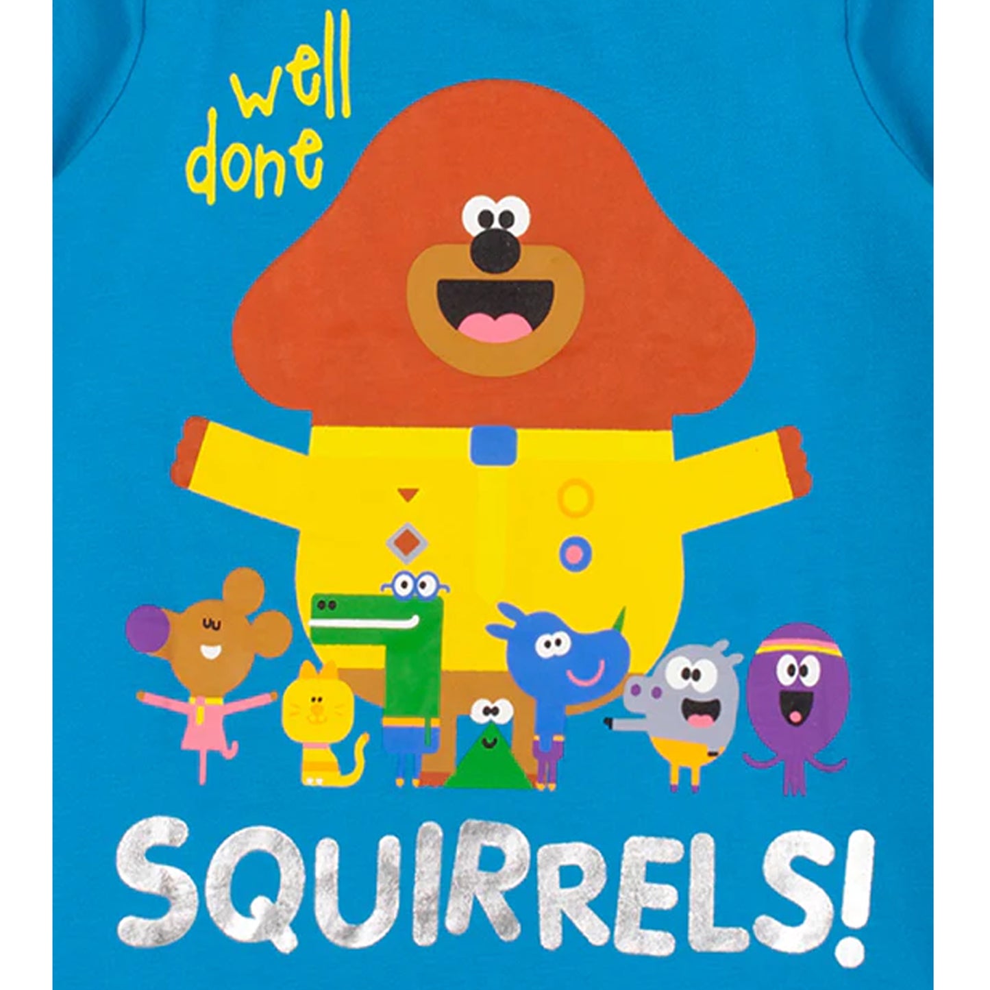Blue-Grey - Lifestyle - Hey Duggee Boys Well Done Squirrels Character Short Pyjama Set