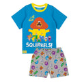 Blue-Grey - Front - Hey Duggee Boys Well Done Squirrels Character Short Pyjama Set