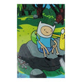 Blue-Green-Brown - Back - Adventure Time Boys Rubber Wellington Boots