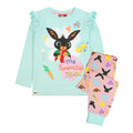 Pink-Mint - Front - Bing Bunny Girls Characters Long-Sleeved Pyjama Set