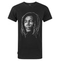 Black - Front - W.C.C Unisex Adult Bob Marley Long T-Shirt