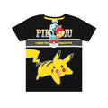 Black - Side - Pokemon Boys Pikachu Pokeball Short Pyjama Set