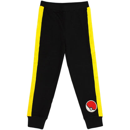 Black - Lifestyle - Pokemon Boys Pikachu Face Long Pyjama Set