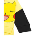 Yellow - Pack Shot - Pokemon Girls Pikachu Face Drawstring Hoodie