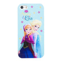 Light Blue - Back - Frozen Anna And Elsa Phone Case