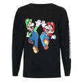 Black - Front - Super Mario Boys Luigi Sweatshirt