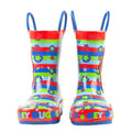 Red-Green-Blue - Side - Hey Duggee Boys Wellington Boots