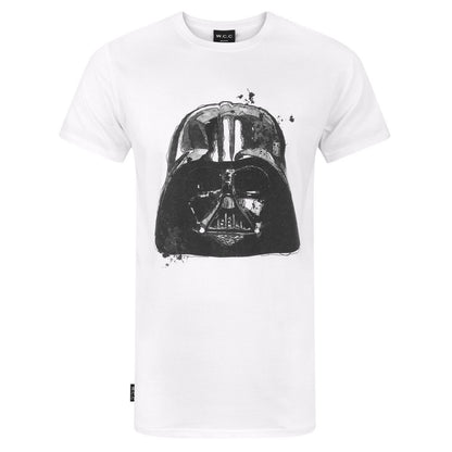 White - Front - W.C.C Unisex Adult Darth Vader Star Wars Long T-Shirt