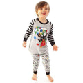 Grey-Black - Back - Bing Bunny Boys Its A Bing Thing Long-Sleeved Pyjama Set