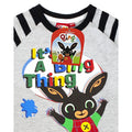 Grey-Black - Pack Shot - Bing Bunny Boys Its A Bing Thing Long-Sleeved Pyjama Set