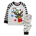 Grey-Black - Front - Bing Bunny Boys Its A Bing Thing Long-Sleeved Pyjama Set