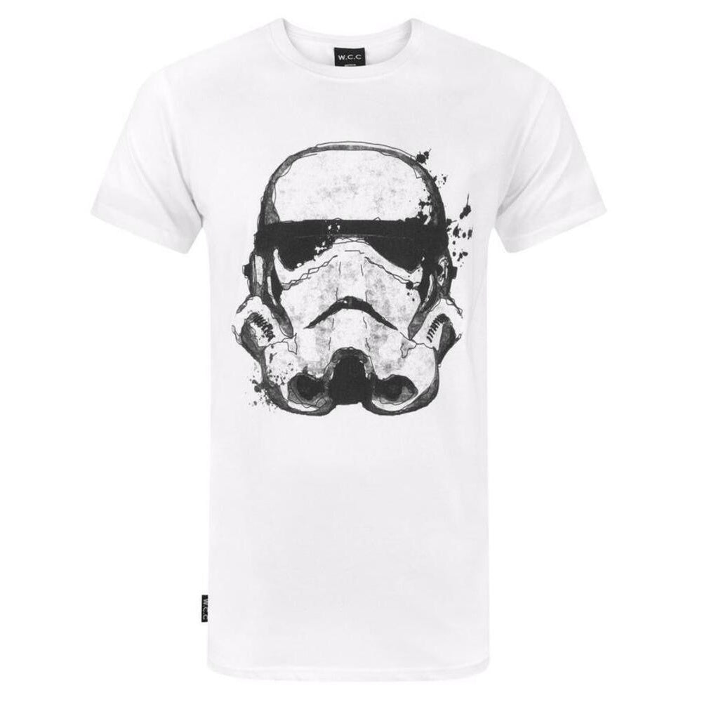 White - Front - W.C.C Unisex Adult Stormtrooper Star Wars Long T-Shirt