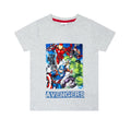 Grey-Blue - Back - Avengers Boys Pyjama Set