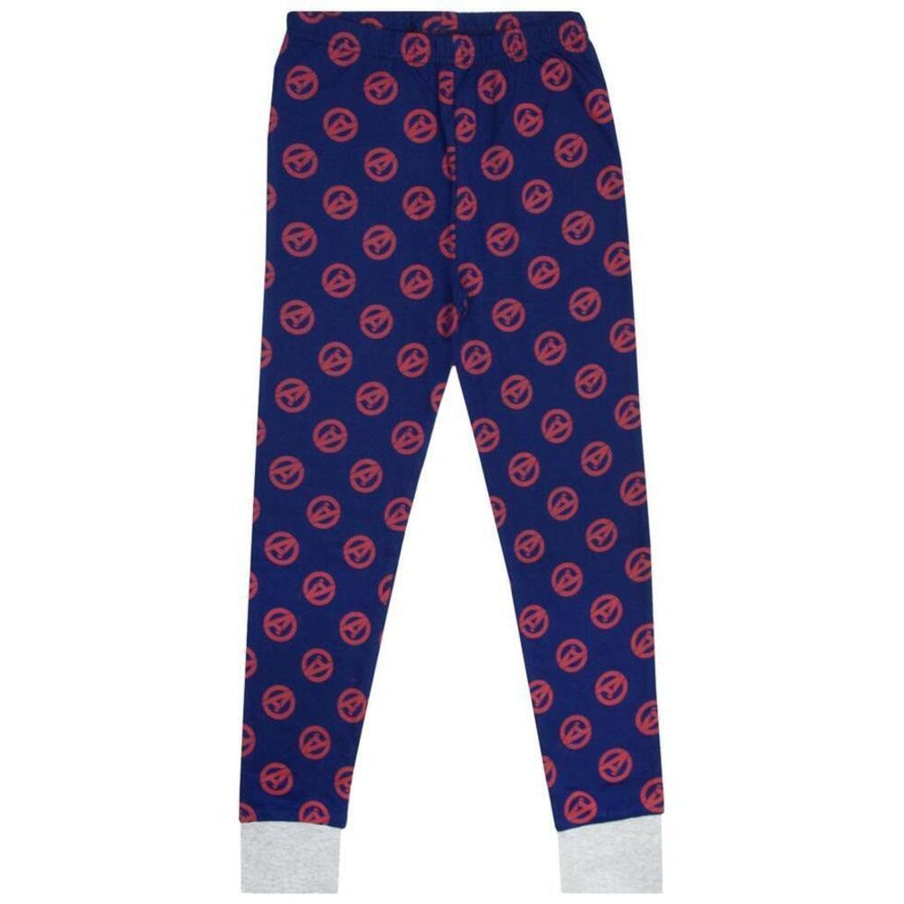 Grey-Blue - Side - Avengers Boys Pyjama Set