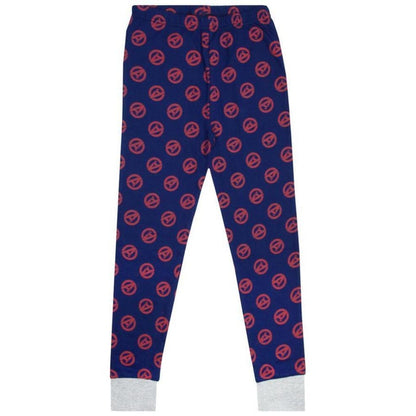 Grey-Blue - Side - Avengers Boys Pyjama Set