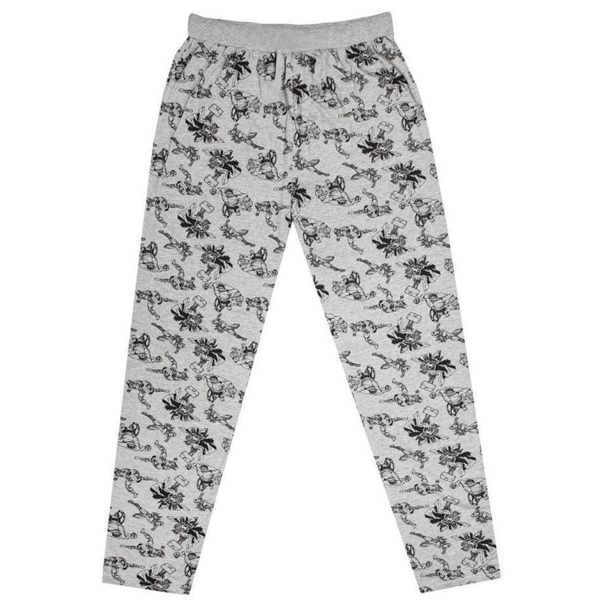 Black-Grey - Lifestyle - The Avengers Mens Logo Pyjama Set