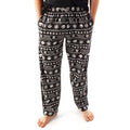 Black-White - Back - Nightmare Before Christmas Mens Jack Skellington Pyjama Bottoms