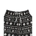 Black-White - Side - Nightmare Before Christmas Mens Jack Skellington Pyjama Bottoms