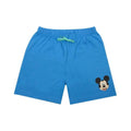 Blue-White-Light Green - Back - Disney Boys Mickey Mouse Short Pyjama Set