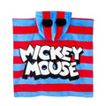 Blue - Back - Disney Childrens-Kids 3D Ears Mickey Mouse Hooded Towel
