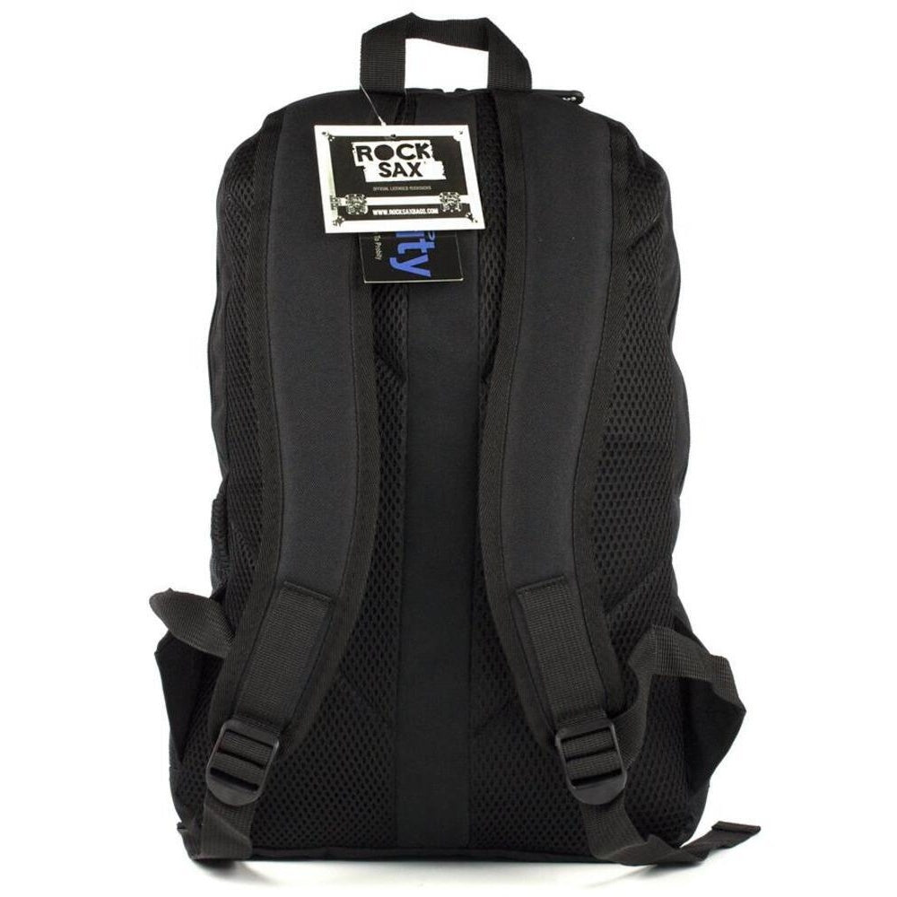 Black - Back - Rock Sax Justice For All Metallica Backpack