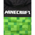 Green-Black - Pack Shot - Minecraft Boys Creeper Hooded Waterproof Jacket