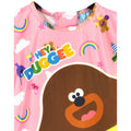 Pink - Back - Hey Duggee Girls Frill One Piece Swimsuit