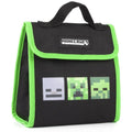 Vivid Green-Black - Lifestyle - Minecraft Childrens-Kids Creeper Backpack Set (Pack Of 4)