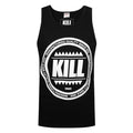 Black - Front - Kill Brand Mens Swag Logo Vest
