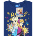Blue - Lifestyle - Frozen Girls Winter Magic Anna And Elsa Glitter Long-Sleeved T-Shirt