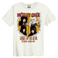 White - Front - Amplified Mens Shout At The Devil Motley Crue T-Shirt