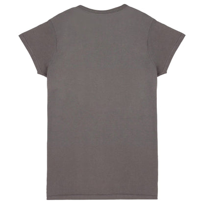 Grey - Back - Game of Thrones Womens-Ladies Stark Sigil Winter Is Coming T-Shirt