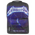 Black-Blue - Front - Rock Sax Metallica Backpack