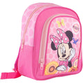 Pink - Side - Disney Girls Minnie Mouse Backpack
