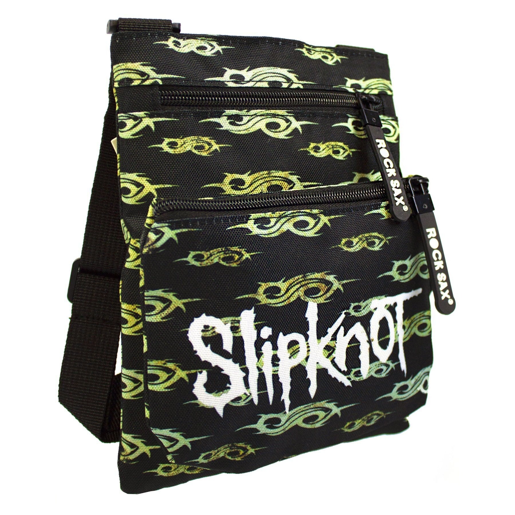 Black - Side - Rock Sax Rusty Slipknot Crossbody Bag