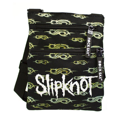 Black - Front - Rock Sax Rusty Slipknot Crossbody Bag