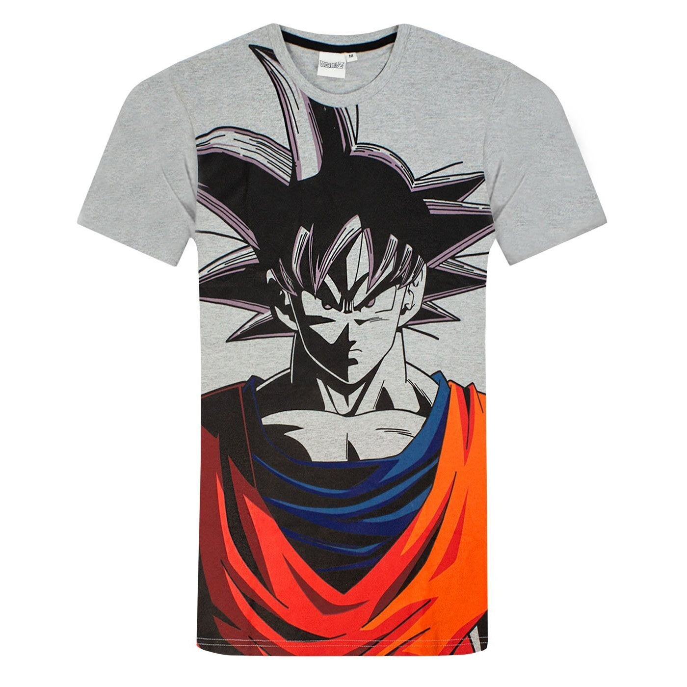 Grey-Black-Red - Front - Dragon Ball Z Mens Goku Long Pyjama Set