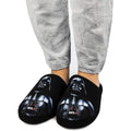 Black - Side - Star Wars Mens Dark Side Darth Vader Slippers