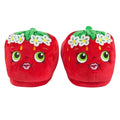 Red - Lifestyle - Shopkins Childrens-Kids Novelty Strawberry Slippers