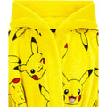 Yellow - Lifestyle - Pokemon Childrens-Kids Pikachu Faces Dressing Gown