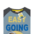Charcoal-Blue-Yellow - Side - Despicable Me Boys Easy Going Minions T-Shirt