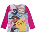 Pink-Grey - Side - Pokemon Girls Characters Pyjama Set