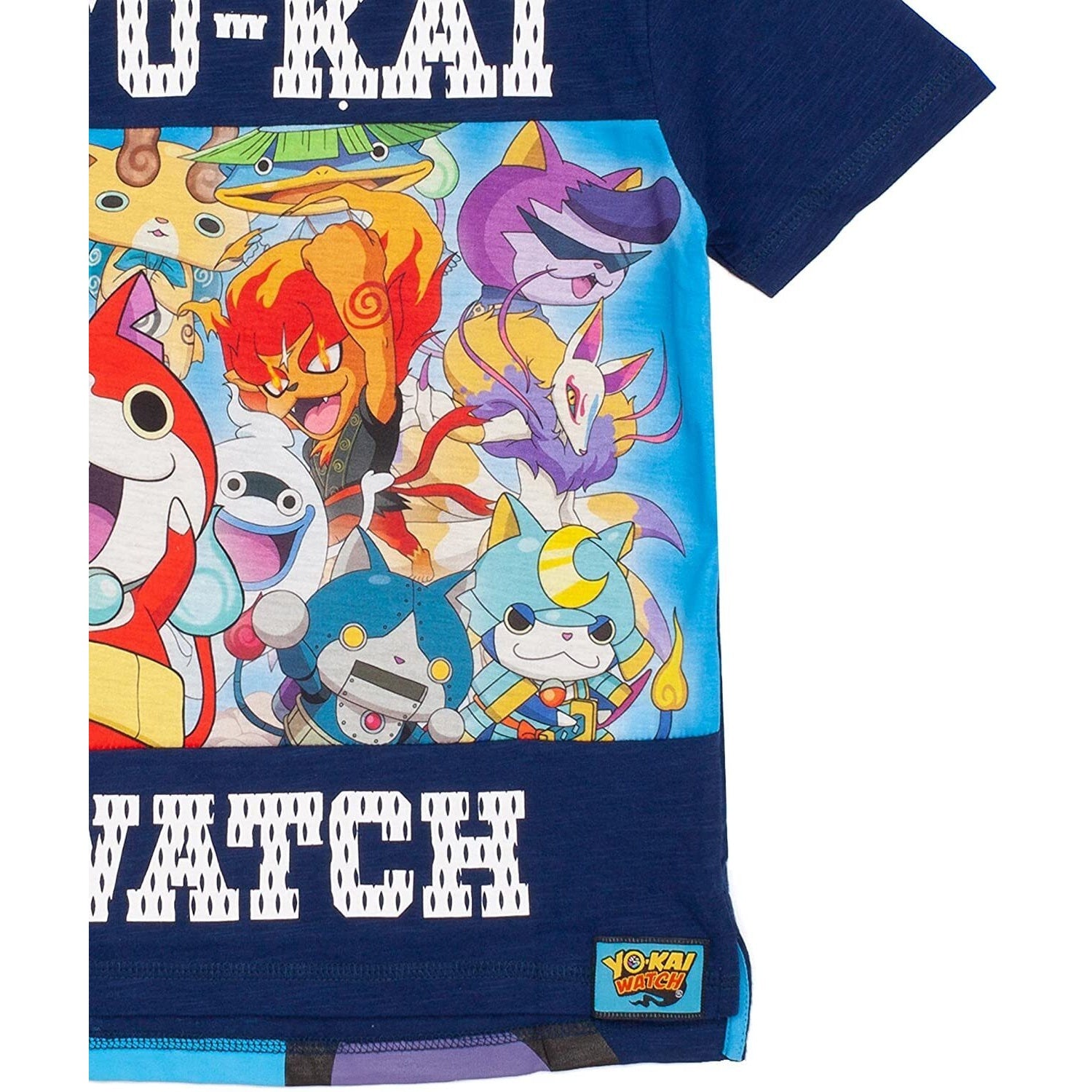 Navy - Lifestyle - Yo-Kai Watch Boys Panel T-Shirt