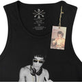 Black - Back - BNA78 Mens Gung Fu Scratch Bruce Lee Vest