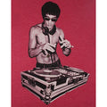 Red - Lifestyle - BNA78 Womens-Ladies Gung Fu Scratch Bruce Lee Tank Top
