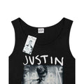 Black - Back - Justin Bieber Mens Purpose Vest