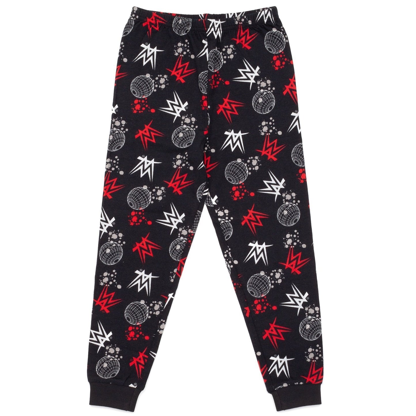 Grey-Black - Lifestyle - WWE Boys Characters Long Pyjama Set