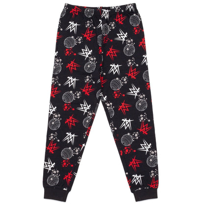 Grey-Black - Lifestyle - WWE Boys Characters Long Pyjama Set